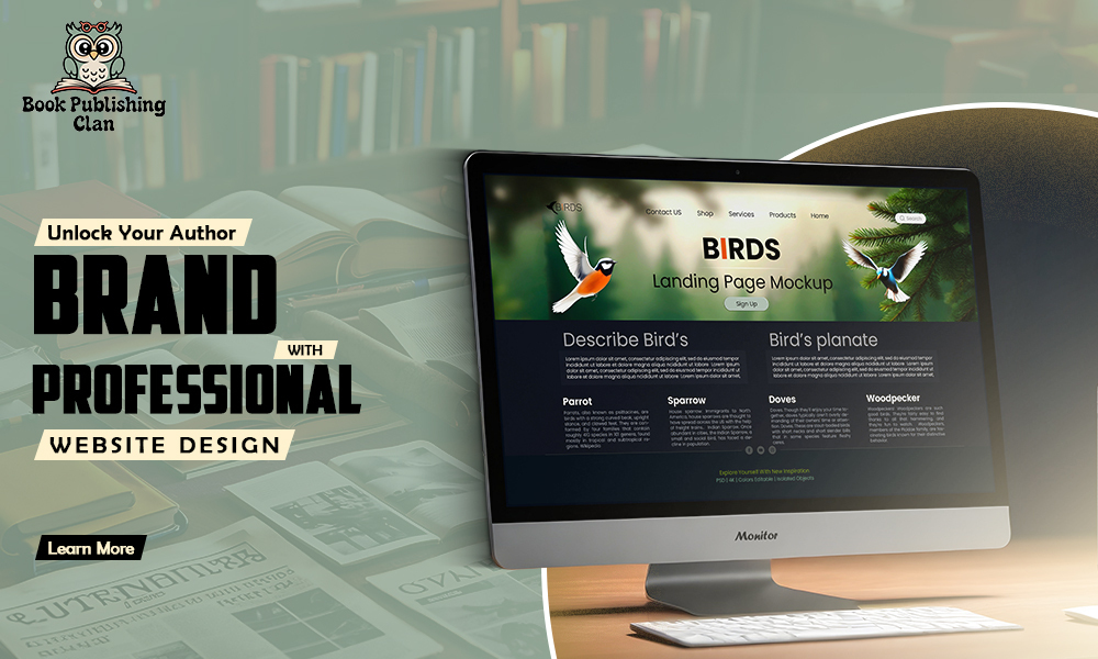Unlock Your Author Brand with Professional Website Design